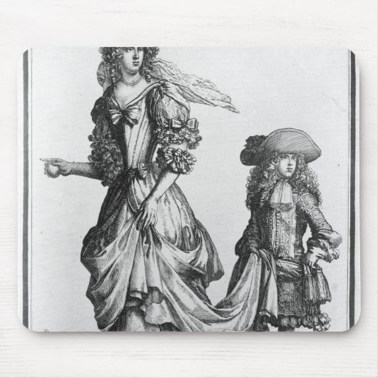 De kleding van de zomerstad, 1678 muismat (Voorkant)