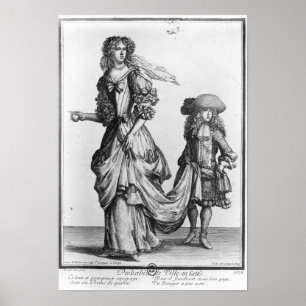 De kleding van de zomerstad, 1678 poster