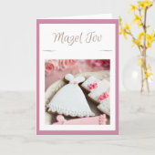 De Kleding van het huwelijk Kaart (Gele Bloem)