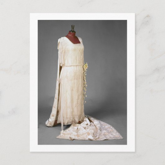 De kleding van het huwelijk versleten door Mary, Briefkaart (Voorkant)