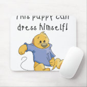 De Kleding van het puppy omhoog Muismat (Met muis)