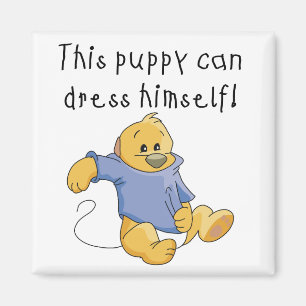 De Kleding van het puppy op T-shirts en Giften Magneet