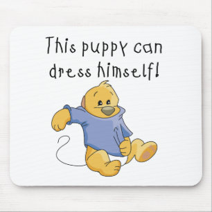 De Kleding van het puppy op T-shirts en Giften Muismat