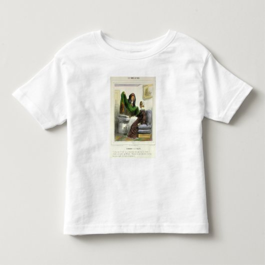 De kledingverkoper kinder shirts (Voorkant)
