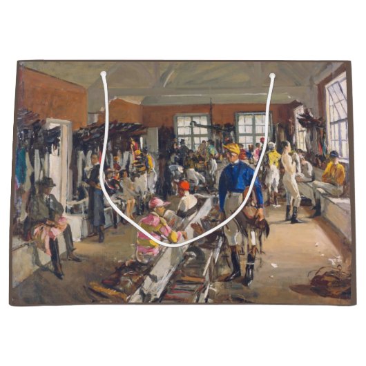 De kleedkamer van de Jockeys bij Ascot Racecourse Groot Cadeauzakje (Voorkant)