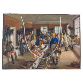 De kleedkamer van de Jockeys bij Ascot Racecourse Groot Cadeauzakje (Achterkant)