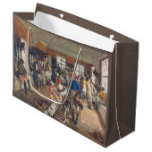 De kleedkamer van de Jockeys bij Ascot Racecourse Groot Cadeauzakje (Voorkant Gekanteld)
