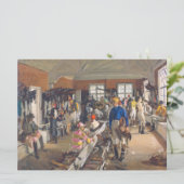 De kleedkamer van de Jockeys bij Ascot Racecourse Kaart (Staand voorkant)