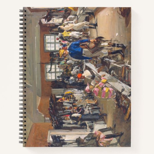 De kleedkamer van de Jockeys bij Ascot Racecourse Notitieboek (Voorkant)