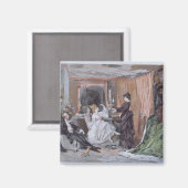 De kleedkamer van Hortense Schneider Magneet (Voorkant / Achterkant)