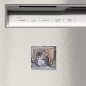 De kleedkamer van Hortense Schneider Magneet (Insitu (Vaatwasser))