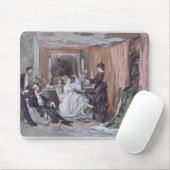 De kleedkamer van Hortense Schneider Muismat (Met muis)