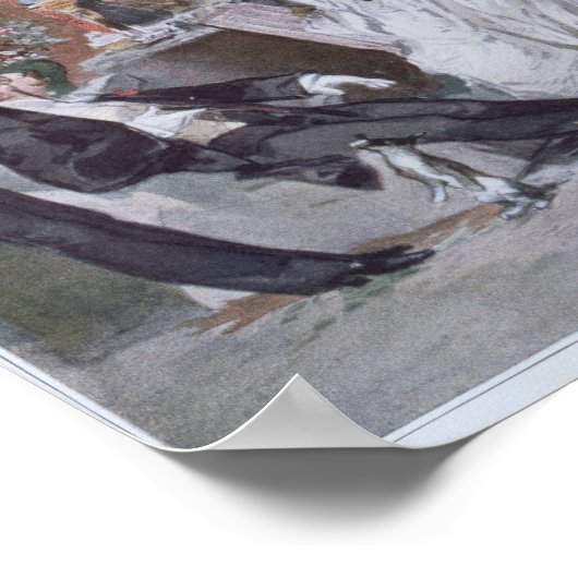 De kleedkamer van Hortense Schneider Poster (Hoek)