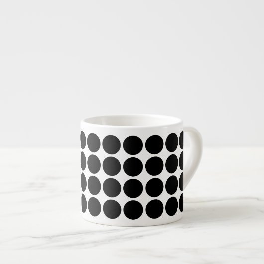 De kleine 6 oz ESPRESSO-CUP KUSAMA Espresso Kop (Voorkant rechts)