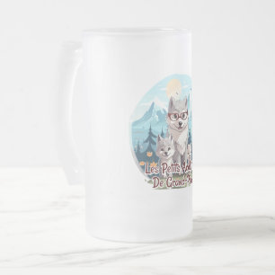 De kleine acolyten van grootvader matglas bierpul