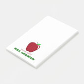 De kleine Apple-aantekeningen van de leraar Post-it® Notes (Schuin)