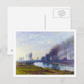 De kleine arm van de Seine in Argenteuil Briefkaart (Voorkant / Achterkant)