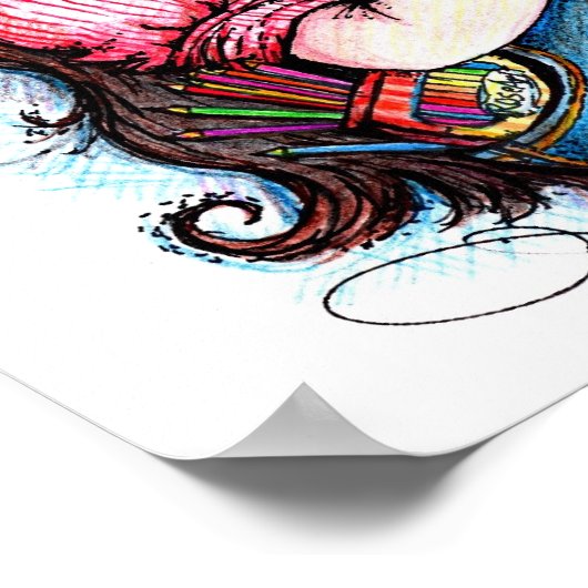 De kleine artiest poster (Hoek)