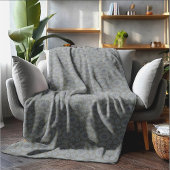 De kleine Ashgrey bloem gevallen Fleece Deken