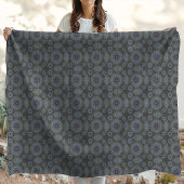 De kleine Ashgrey bloem gevallen Fleece Deken