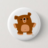 De kleine beer knoppenbadge ronde button 5,7 cm (Voorkant)