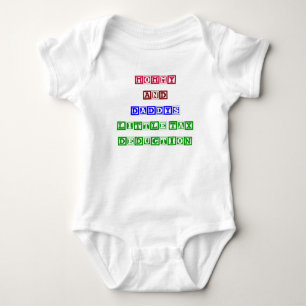 De kleine belastingaftrek van mama en papa romper