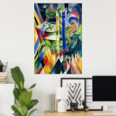 De kleine berggeiten, Franz Marc Poster (Thuiskantoor)
