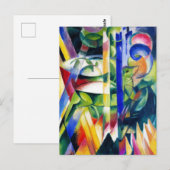 De kleine berggeiten schilderij van Franz Marc Briefkaart (Voorkant / Achterkant)