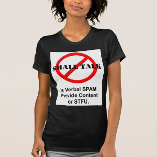 De kleine Bespreking is Verbal SPAM T-shirt