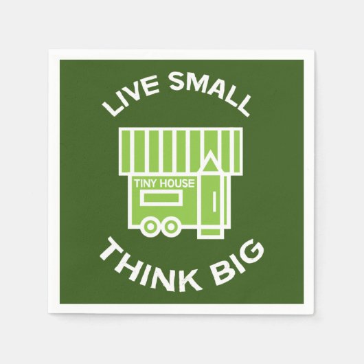 De kleine beweging van het Huis - Kleine huizen - Servet (Voorkant)