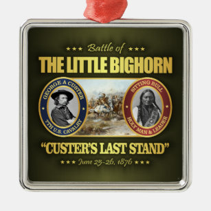 De kleine Bighorn Metalen Ornament