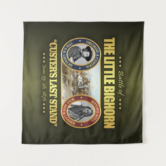 De kleine Bighorn Wandkleed (Voorkant (horizontaal))