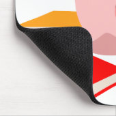 De kleine boekenloper (Cute Cartoon Pig.) Mousepad Muismat (Hoek)