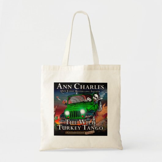 De kleine canvas tas van Wild Turkey Tango. (Voorkant)