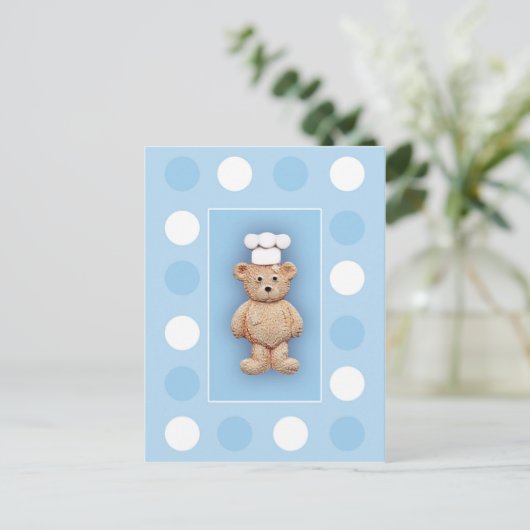 De kleine Chef Briefkaart (Staand voorkant)