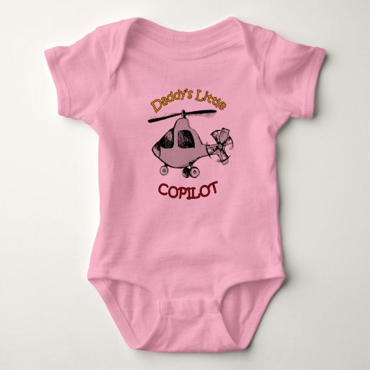 De kleine copiloot van papa (helikopter) romper (Voorkant)