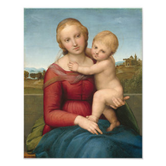 De Kleine Cowper Madonna (circa 1505) Foto Afdruk
