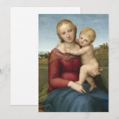 De kleine Cowper Madonna | Raphael (Voorkant / Achterkant)