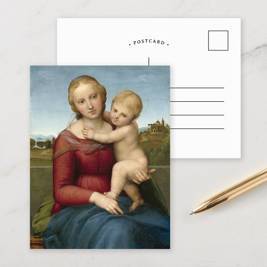 De kleine Cowper Madonna | Raphael Briefkaart