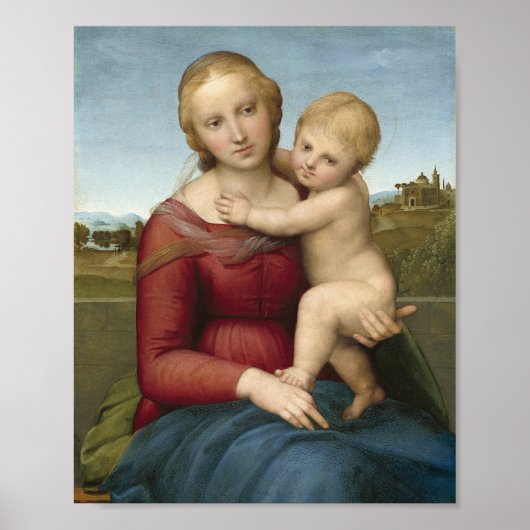 De kleine Cowper Madonna | Raphael Poster (Voorkant)