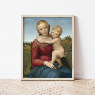 De kleine Cowper Madonna Raphael Poster