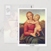 De kleine Cowper Madonna van Raffael Briefkaart (Voorkant / Achterkant)