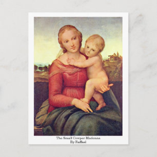 De kleine Cowper Madonna van Raffael Briefkaart