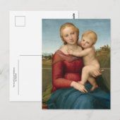 De Kleine Cowper Madonna van Raphael Briefkaart (Voorkant / Achterkant)