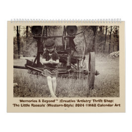 'De kleine deugniet' ©M&B Kunstwerk 2024 Kalender