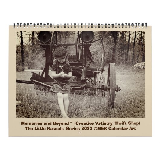 'De kleine deugniet' ©M&B Kunstwerk 2024 Kalender (Hoes)