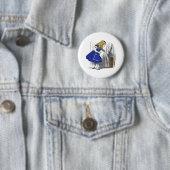 De kleine deur ronde button 5,7 cm (In situ)