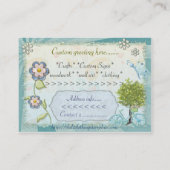 De Kleine Dingen Handgemaakte CUSTOM CRAFTS Visitekaartje (Achterkant)