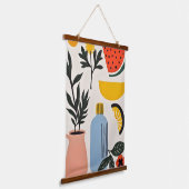 De kleine dingen hangend wandkleed (Gebogen)