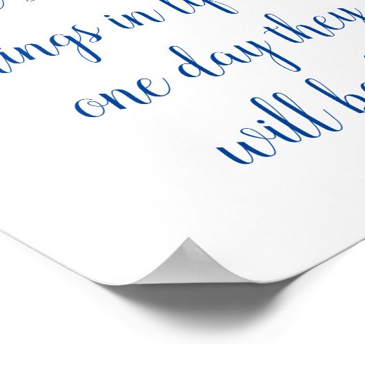 De kleine dingen in het leven citeren poster (Hoek)